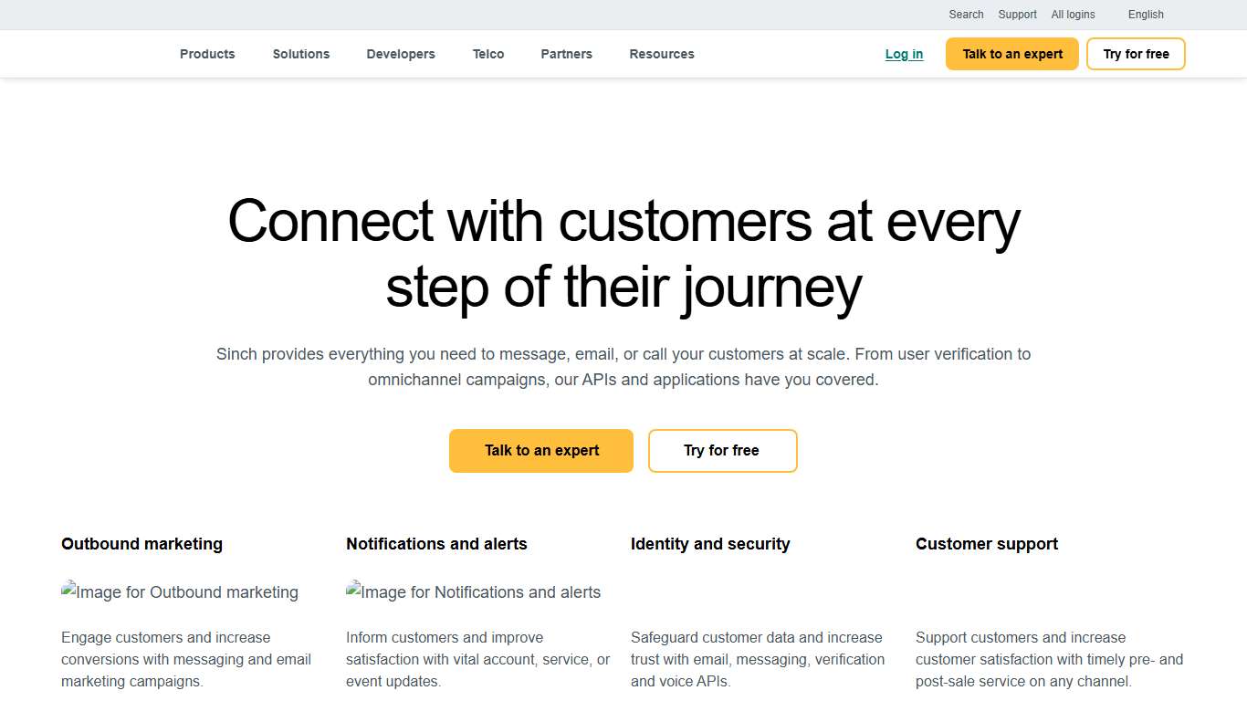 SMS Messaging, Voice, Email, Video & Verification APIs Sinch